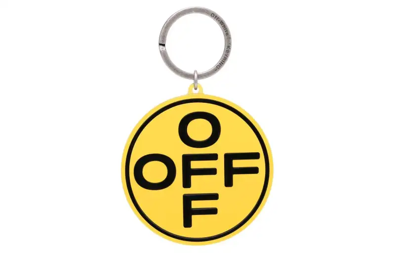 OFF WHITE Keychains Men's Yellow
