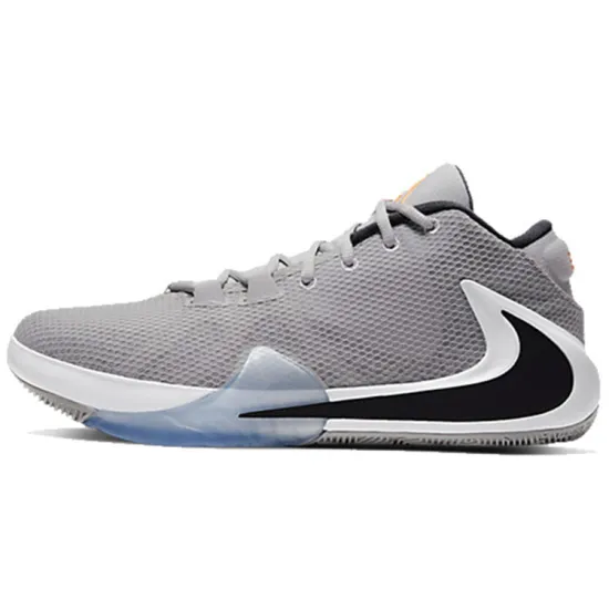 Nike Freak 1 Basketball Shoes Men Low-top Gray/White
