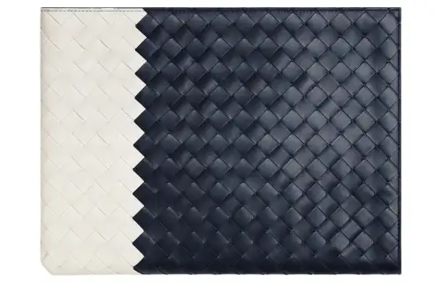 Bottega Veneta Calfskin Clutch Women's Space & White