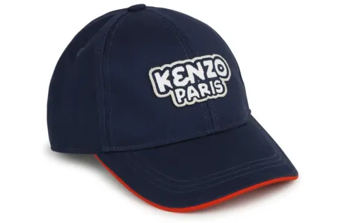KENZO Logo Patch Curved Peak Baseball Cap