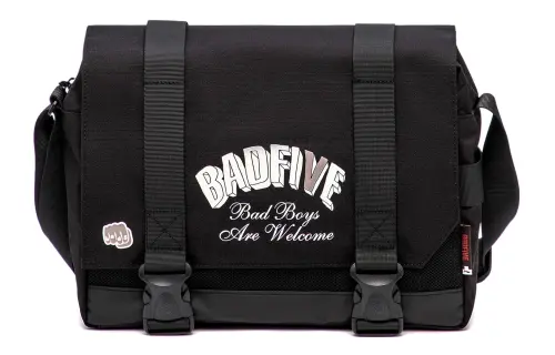 Li Ning Badfive Polyester Shoulder Bag, Crossbody Bag Regular Unisex Black