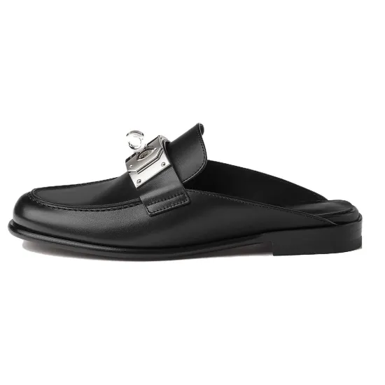 HERMES Closed Toe Slippers Women's