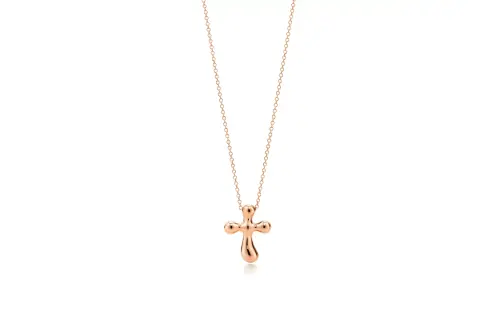 TIFFANY & CO. 18K Rose Gold Pendants Unisex Rose Gold