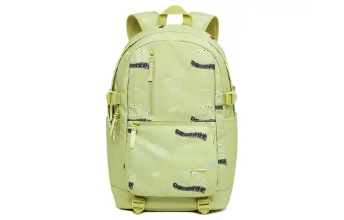 Li Ning Disney Toy Story, Collaboration Sports Life Collection Polyester Backpack Regular Unisex Bamboo Green