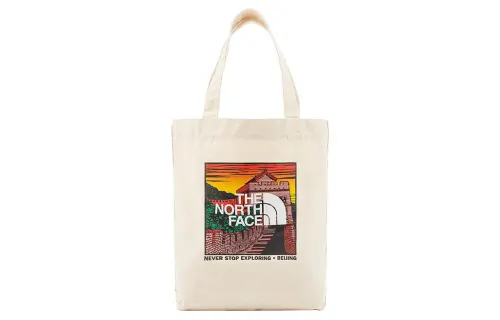 THE NORTH FACE Urban Exploration 12.5L Tote Bag, Shopping Bag, Shoulder Bag, Handbag, Outdoor Bag Cotton White Unisex