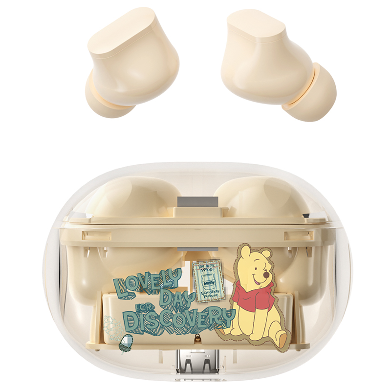 Disney Disney XD28 HIFI original stereo sound, intelligent noise reduction, high-definition calls, low latency for games, high battery life, cute strawberry bears for boys and girls, true wireless Apple Android, in-ear Bluetooth headphones