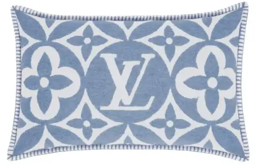 LOUIS VUITTON /Louis Vuitton LV Medal Cushion Rectangular Cushion Blue 55*35cm