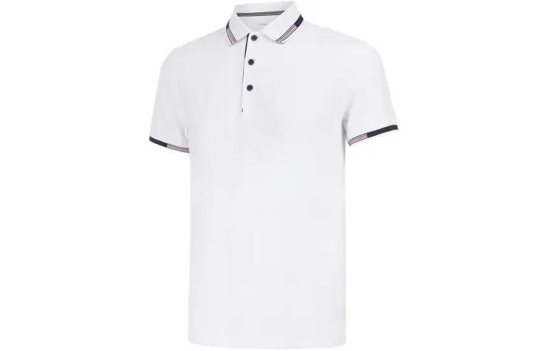 Li Ning Polo Shirt Men's Standard White