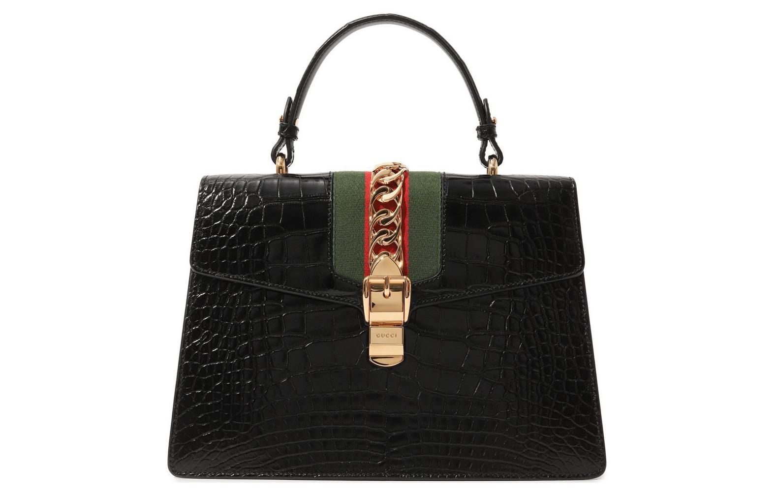 Женская сумка Gucci Sylvie (черная)