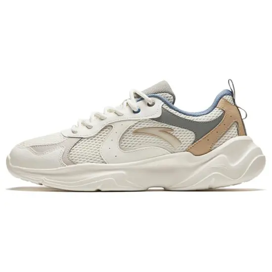 ANTA Casual Shoes Men Low-Top White Brown