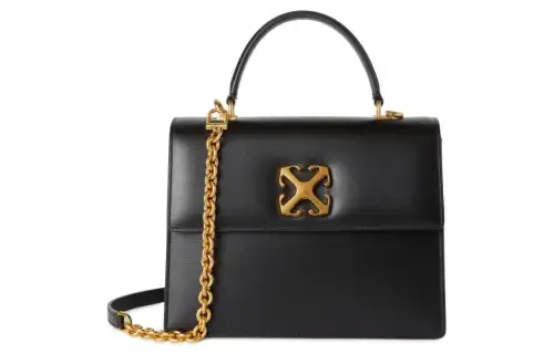 OFF-WHITE Jitney 2.8 leather tote bag