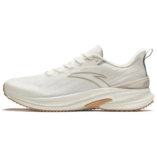 Anta Cushioned Slip Resistant Low Top Casual Running Shoes Men's White