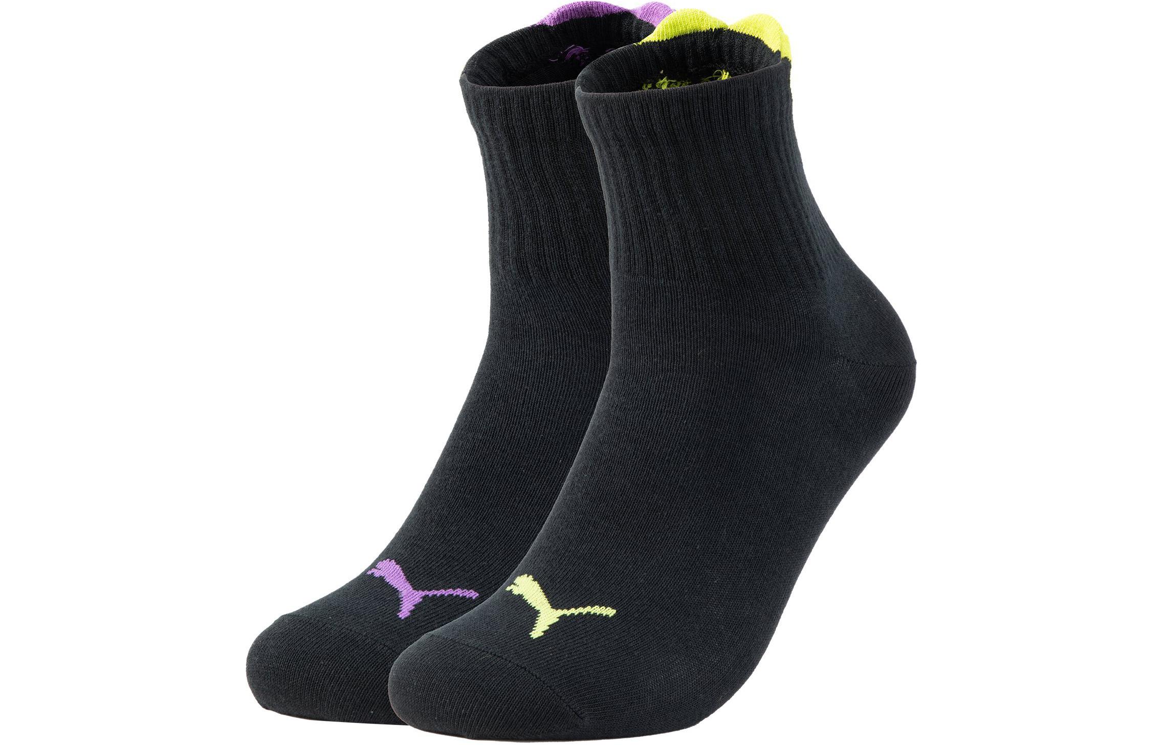 PUMA Crew Socks Women’s 2 Pack Black