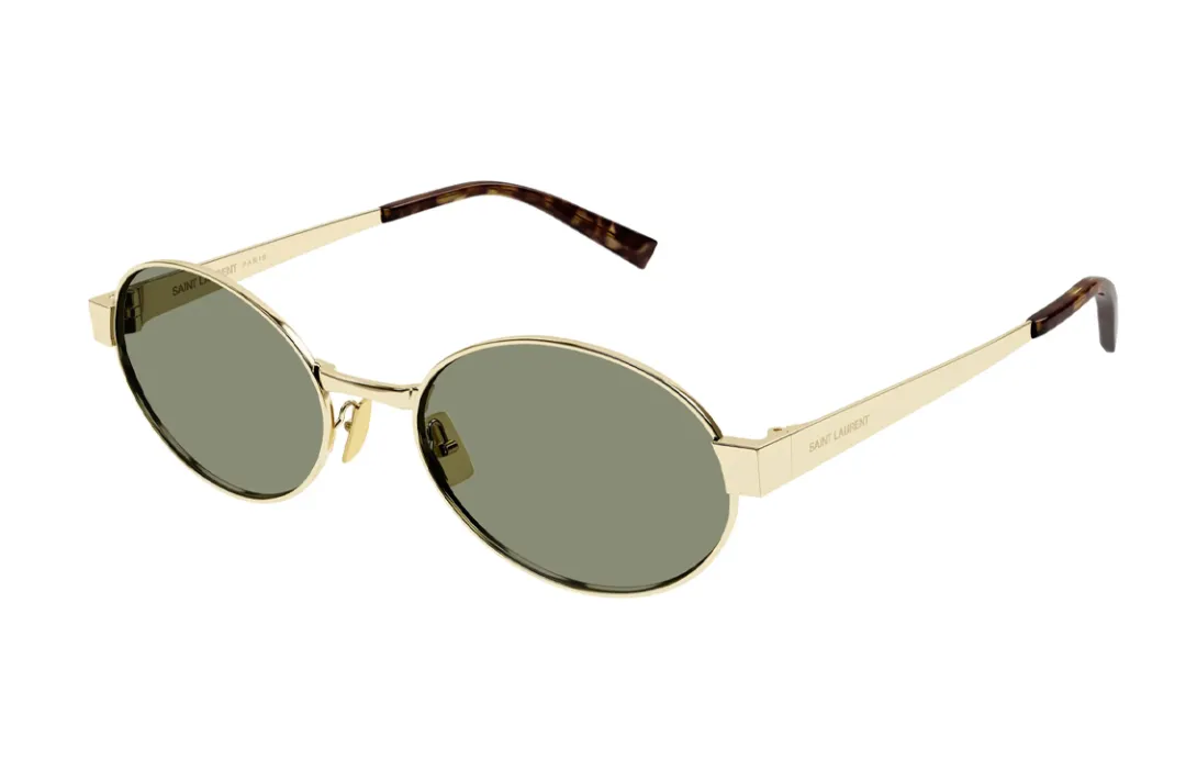 SAINT LAURENT Eyewear Oval Frame Sunglasses