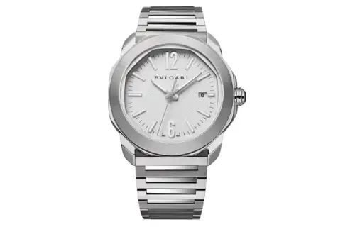 BVLGARI OCTO Wrist Watches Automatic Mechanical Movement Stainless Steel Watchband 41mm White Dial Men's Watches
