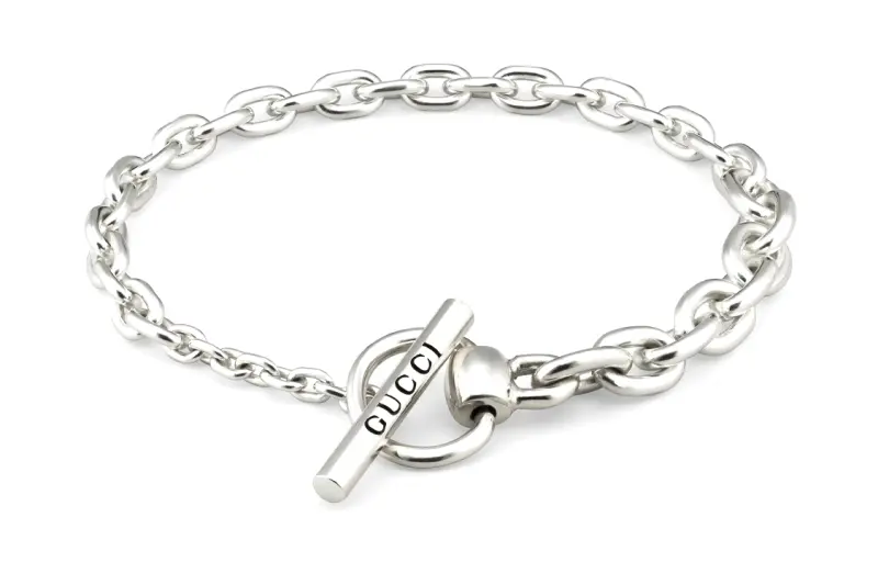 GUCCI 925 Sterling Silver Bracelets Women's Silver