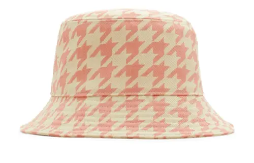 Burberry Cotton, Polyester Bucket Hats Women's Pink/Beige