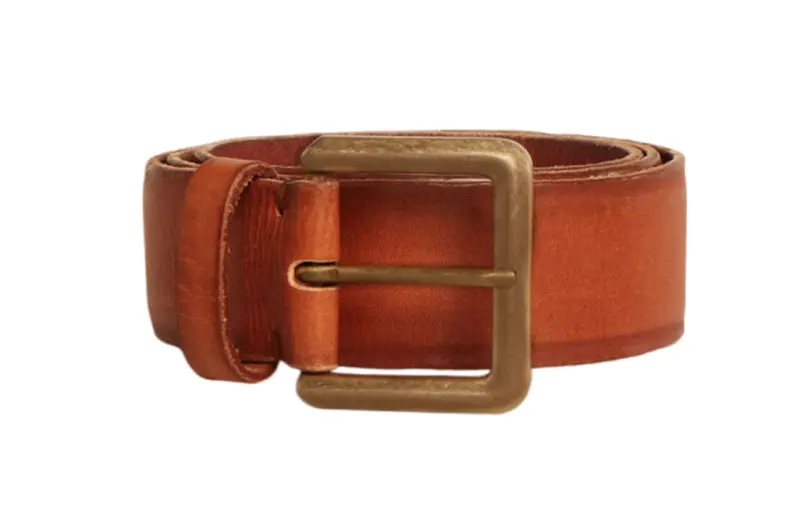 Golden Goose Solid Color Design Belts Women's Brown