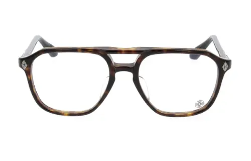 Chrome Hearts Aviator Eyeglass Frames Men's Tortoiseshell