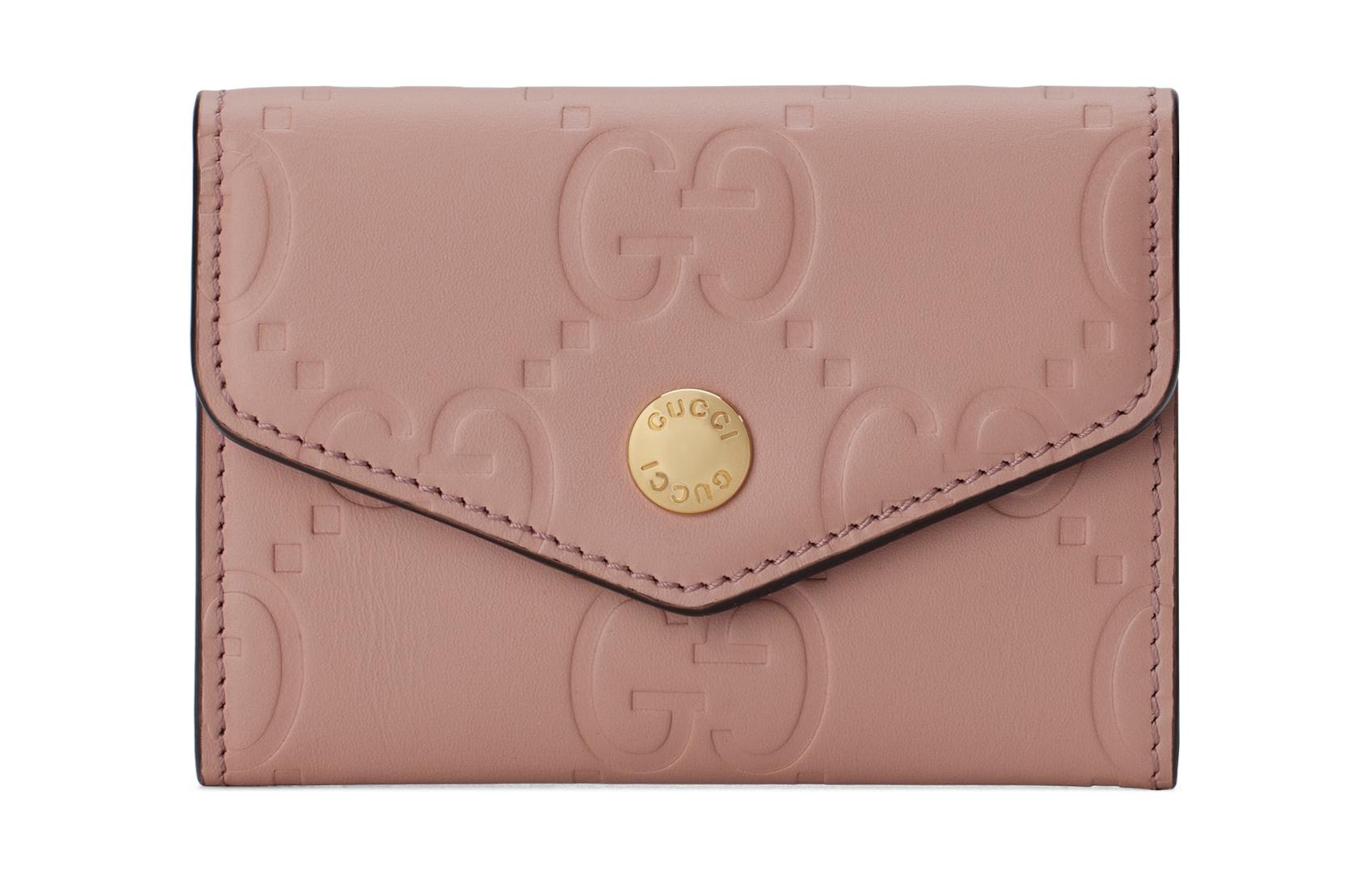 Женский картхолдер Gucci G (розовый)