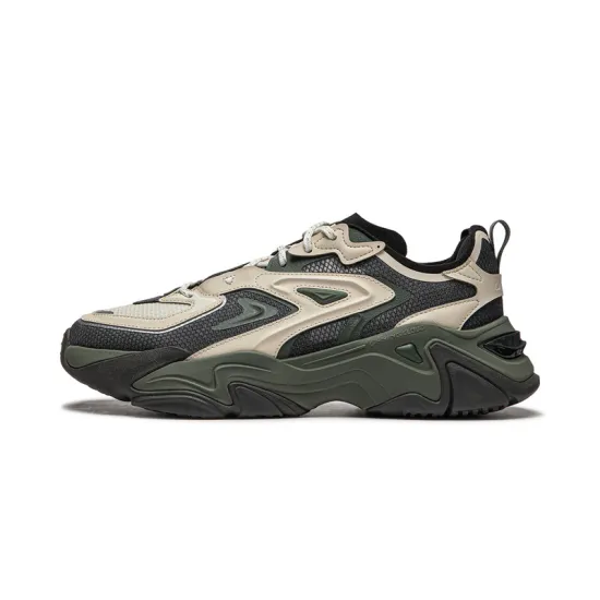 LINING Casual Shoes Men Low-Top Black/Gravel Gray