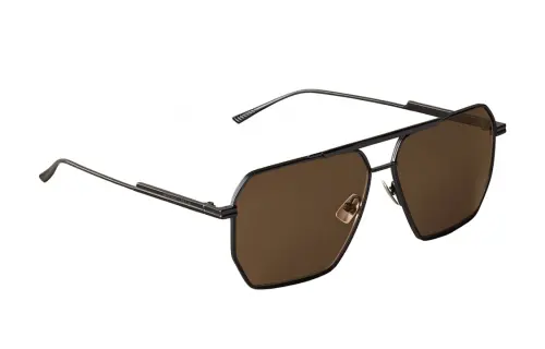 Bottega Veneta Aviator Sunglasses Unisex Black