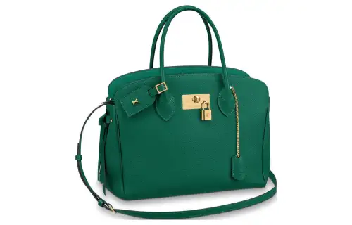 LOUIS VUITTON Calfskin Shoulder Bag, Crossbody Bag, Handbag Medium Women's Green