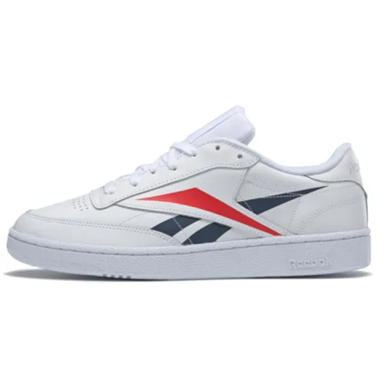 Reebok Club C Skateboarding Shoes Unisex Low-top White/Red