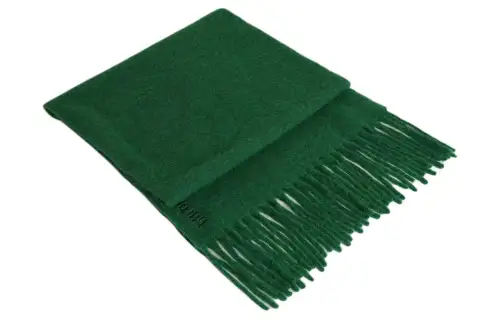 Golden Goose Knit Scarves Unisex Green