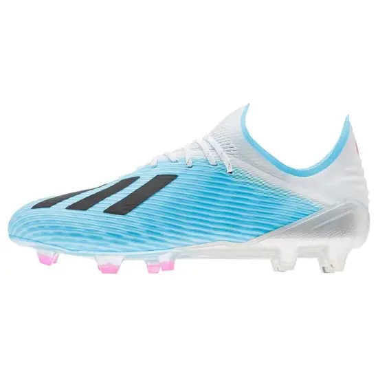 Adidas X 19.1 Soccer Shoes Unisex Low-Top White Blue