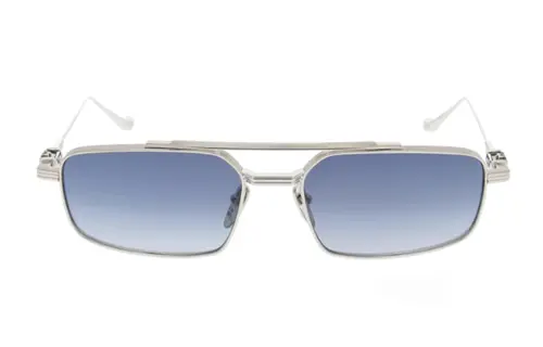 Chrome Hearts Rectangular Sunglasses Men's Silver