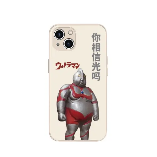 Ultra, apple, matte glass funny Ultraman Tiga, phone case, compatible trend iPhone15 Pro, material, 14, 14plus, 12/13, 13promax, 11/