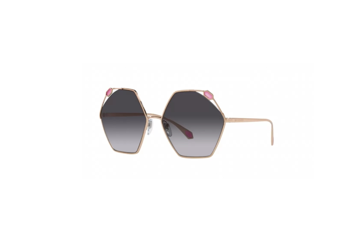 BVLGARI Gemstone Geometric frame Sunglasses