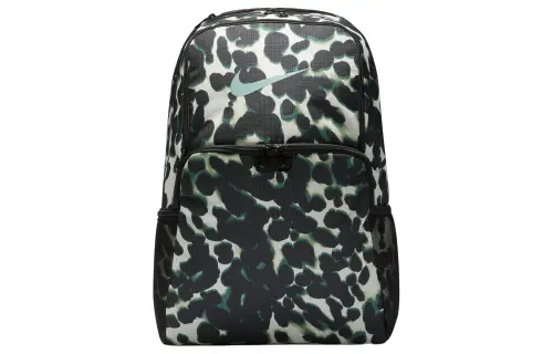 Nike Polyester Backpack Extra Large Unisex Black And Leopard Print