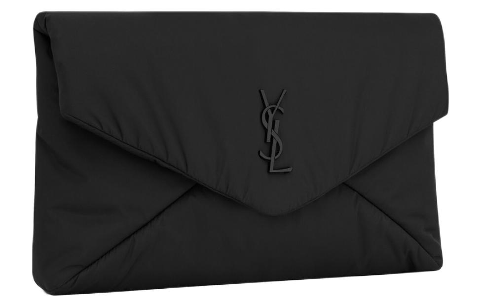 Мужская сумка SAINT LAURENT YSL LE CASSANDRE Logo (черная) — фото 2