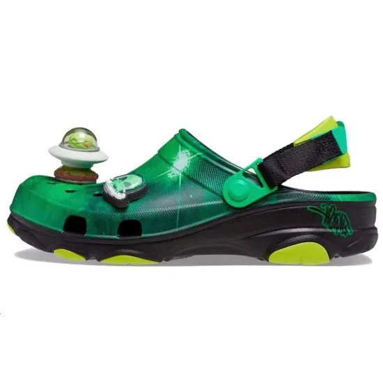 Crocs All-Terrain Clog Ron English Area 54 Green Galaxy