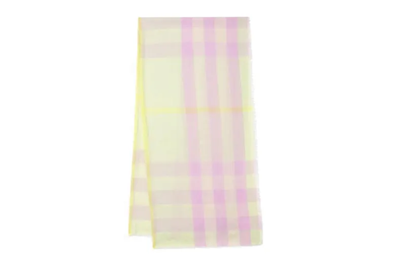 Burberry Cashmere Knit Scarves Women's Multicolor