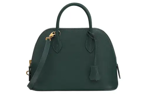 HERMES Bolide Evercolor Leather Bowling Bag, Shoulder Bag, Crossbody Bag, Handbag Women's 1T Vert Titien Titian Green