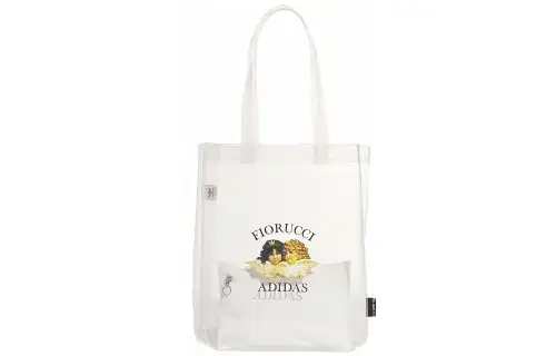 Adidas Originals FIORUCCI Collaboration TPU Tote Bag, Shopping Bag, Handbag, Shoulder Bag Unisex White