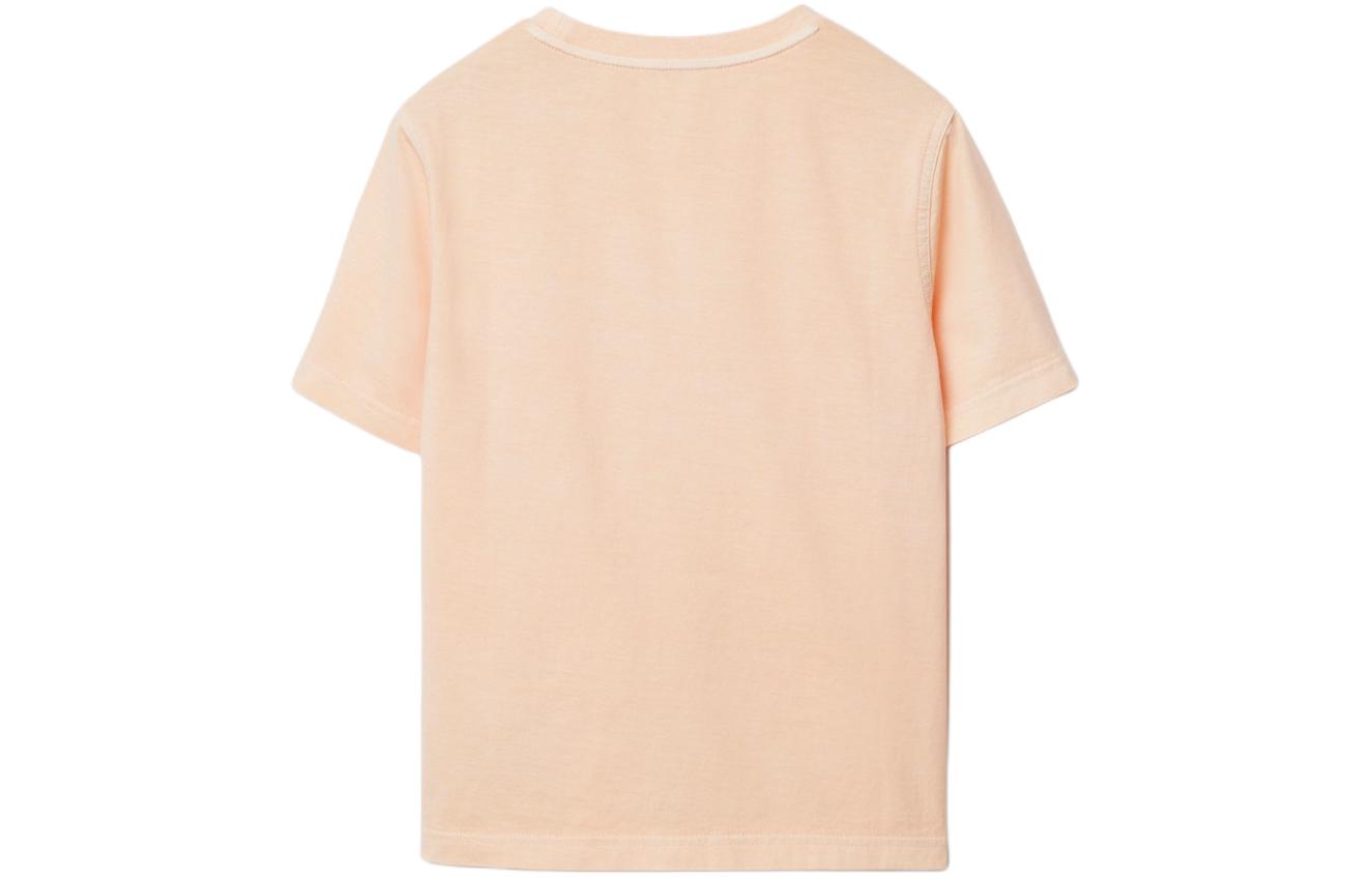 Женские футболка Burberry BurberryT SS24Logo (розовый) — фото 2