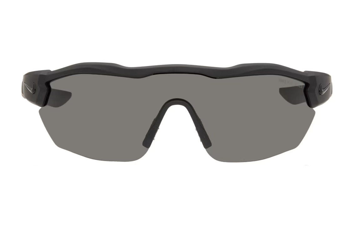 Nike Acetate Plate Irregular Shape Sunglasses Unisex Black
