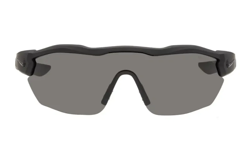 Nike Acetate Plate Irregular Shape Sunglasses Unisex Black