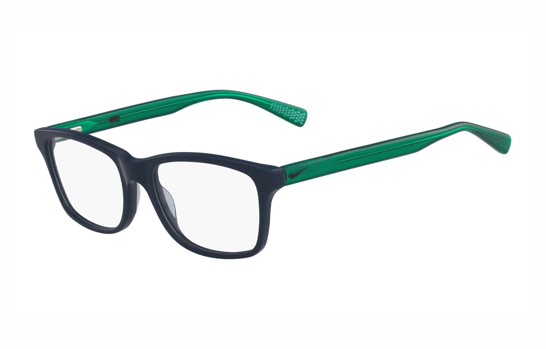 Nike Kids Two-tone Wayfarer-frame Glasses