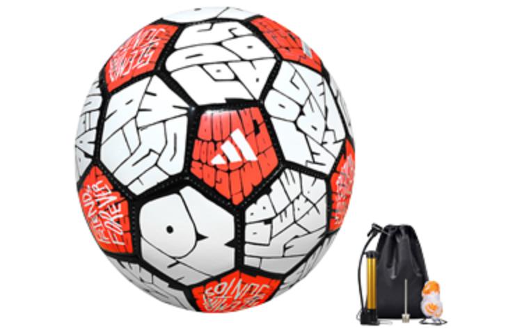 Adidas Size 3 Ball, Size 4 Ball, Size 5 Ball Soccer Ball TPU Machine Stitched Soccer Ball Unisex Red White