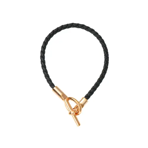 HERMES Glenan Calfskin Bracelets Unisex