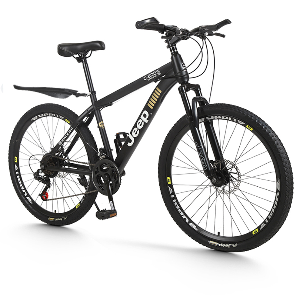 Jeep High Carbon Steel Disc Brake Mountain Bike Riding Commute Trail Running Commuting Adults