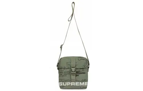 Supreme Nylon Shoulder Bag, Crossbody Bag Regular Unisex Green