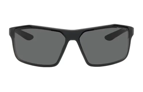Nike Nylon Irregular Shape Sunglasses Unisex Black