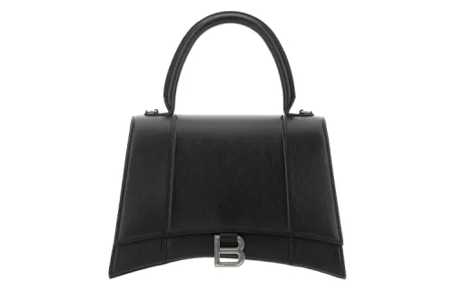 Balenciaga Cow Leather Handbag Women's Black