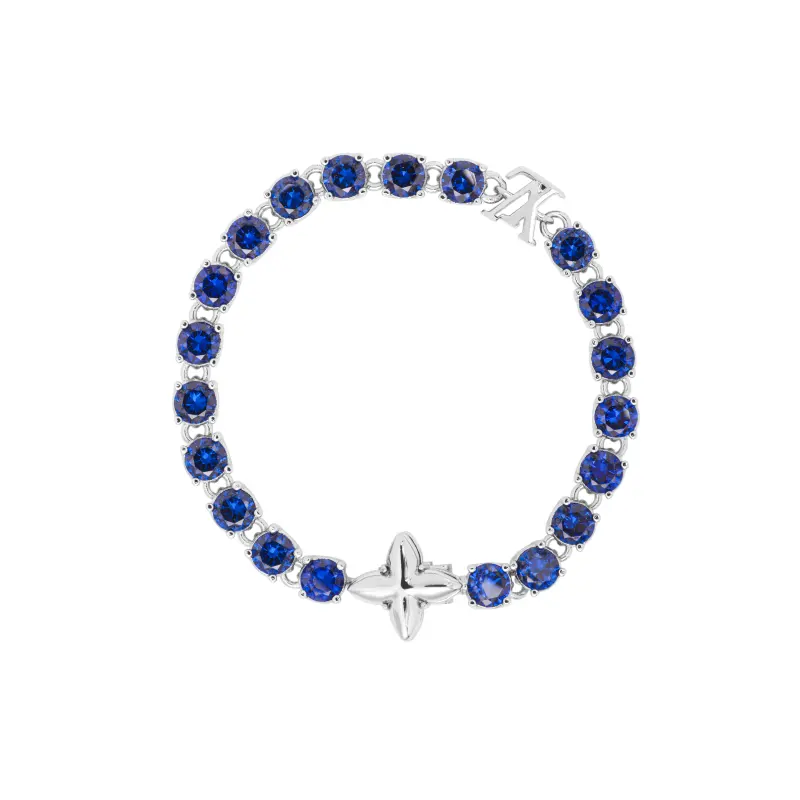 LOUIS VUITTON Zircon Bracelets Men's